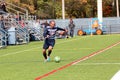 College NCAA DIV III MenÃ¢â¬â¢s Soccer Royalty Free Stock Photo